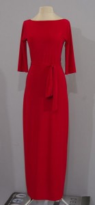 Красное платье макси