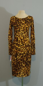 Теплое леопардовое платье, Киев, Украина