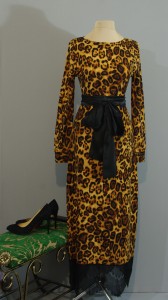Длинное теплое леопардовое платье, Киев, Украина