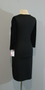 Бархатное черное платье коллекции DKNY, Киев, Украина