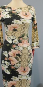 Цветочное платье-карандаш из ткани коллекции Max Mara, Киев, Украина