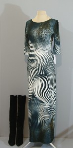 Платье в пол с принтом зебра, Киев, Украина