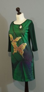Яркое зеленое платье, Киев, Украина