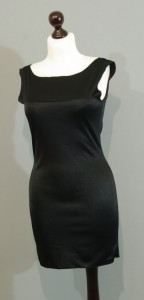 Черное платье-комбинация, съемная подкладка, Киев, Украина