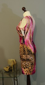 обтягивающее платье леопард украина