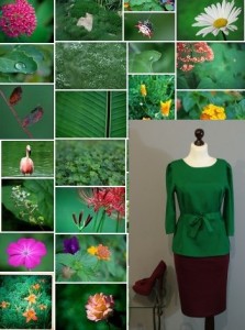 одежда по цветотипу цвет зеленый яркий
