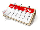 календарь март 2015