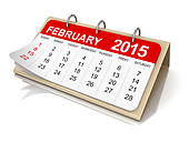 календарь февраль 2015