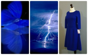яркий цветотип в одежде 16-1 синий цвет электрик