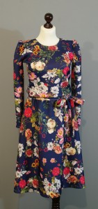 Синее цветочное платье купить в интернет-магазине Украина (26)