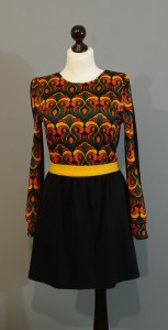 Черное платье с пышной юбкой от дизайнера Юлии, Платье-терапия Киев lucky-gift (191)