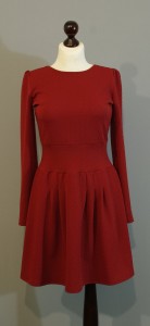 Короткое коричневое платье с пышной юбкой купить на сайте Платье-терапия (138)