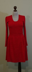 Зимнее теплое красное платье Украина купить интернет (153)