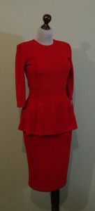 Зимнее шерстяное платье красного цвета Украина купить интернет (159)