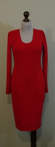 Красное теплое платье-карандаш Украина купить интернет (162)