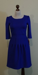 Синее платье индиго, трапеция, присборенная юбка, Украина сайт Платье-терапия (22)