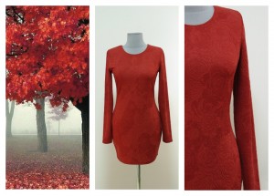 Коричневое рыжее корица платье