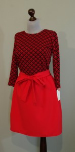 купить платье красное с пышной юбкой (3)
