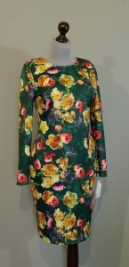 купить платье малахитовое с цветами (1)