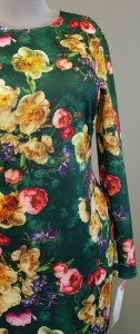 купить платье малахитовое с цветами (3)