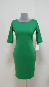 Зеленое платье-карандаш