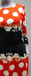 красно-черное платье в крупный горох купить Украина (79)