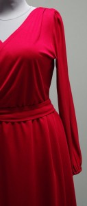красное платье с декольте на запах купить Украина (15)