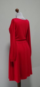 красное платье с декольте на запах купить Украина (16)
