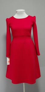 красное стеганое платье купить Украина (17)