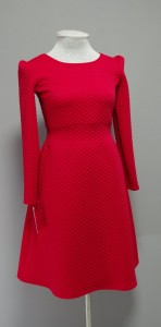 красное стеганое платье купить Украина (19)