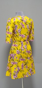 купить желтое платье с цветущей веткой (9)