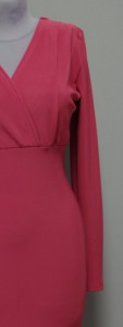 купить розовое платье с декольте на запах, интернет Украина Платье-терапия (75)