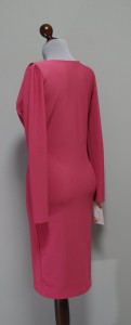 купить розовое платье с декольте на запах, интернет Украина Платье-терапия (77)