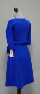купить синее платье с овальным вырезом (131)