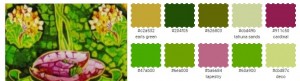 цветотип одежда зеленый салатовый фуксия