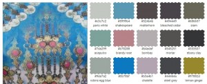цветотип одежда оттенки синий голубой пыльный розовый дымчатый