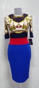 красно-синее платье Hermes фото (126)