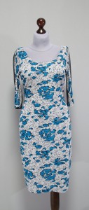 купить серое платье с синими цветами (1)