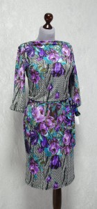 платье с фиолетовыми цветами фото (101)