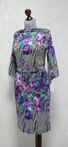 платье с фиолетовыми цветами фото (102)