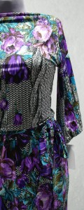 платье с фиолетовыми цветами фото (103)
