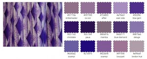 цветотип одежда оттенки фиолетовый фиалковый