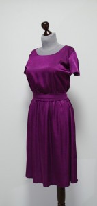 Летнее фиолетовое платье