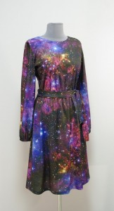 Платье с ночным звездным небом