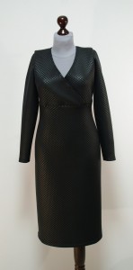 Красивое черное платье на большой размер XL