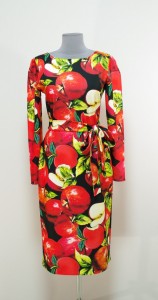 Платье с красными яблоками Украина
