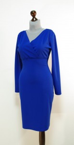 Нарядное платье синего цвета