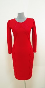Платье красного цвета с кружевами интернет Платье-терапия