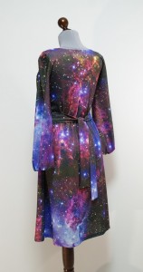 Платье из ткани звездное небо