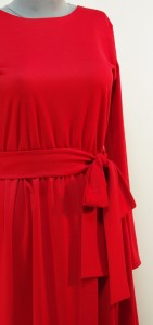 Красивое платье из красной ткани купить
